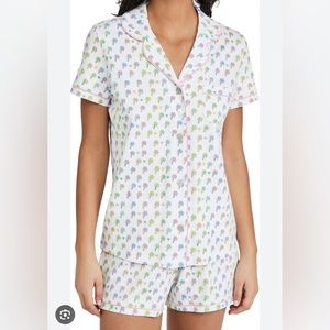 Stoney Clover x Roller Rabbit Shorts Palm Tree Pajama Set Medium